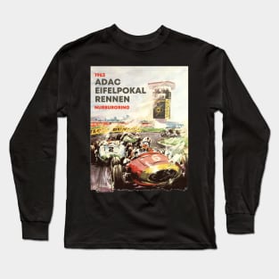 Retro Painting 1963 Nurburgring ADAC EIFELPOKAL RENNEN Long Sleeve T-Shirt